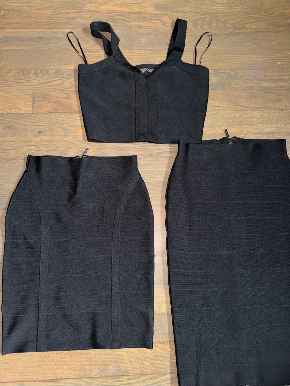 Guess Mirage Bandage Black 3 piece set all XS